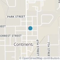 Map location of 408 N Main St, Continental OH 45831