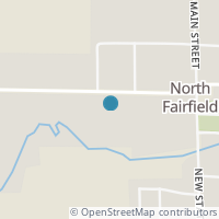 Map location of 107 W Main St, North Fairfield OH 44855