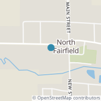 Map location of 13 W Main St, North Fairfield OH 44855