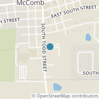 Map location of 301 S Todd St, Mc Comb OH 45858