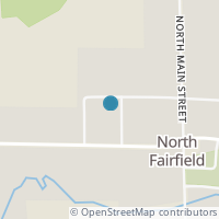 Map location of 9 W 1St St, North Fairfield OH 44855