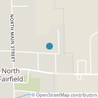 Map location of 105 E Ashtabula St, North Fairfield OH 44855