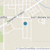 Map location of 208 S Main St, Arcadia OH 44804