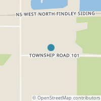 Map location of 11136 Township Road 101, Findlay OH 45840