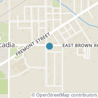 Map location of 200 S Main St, Arcadia OH 44804