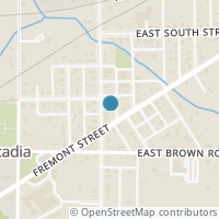 Map location of 109 N Main St, Arcadia OH 44804