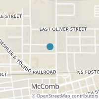 Map location of Cooper St, Mccomb OH 45858