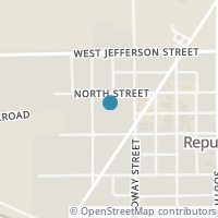 Map location of 406 Center St, Republic OH 44867