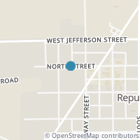 Map location of 405 North St, Republic OH 44867