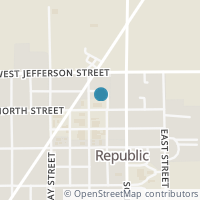 Map location of Washington St, Republic OH 44867