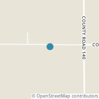 Map location of 9857 Township Road 109, Mc Comb OH 45858