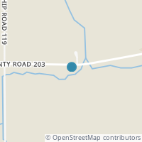 Map location of 2697 County Road 203, Mc Comb OH 45858
