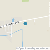 Map location of 3253 County Road 203, Mc Comb OH 45858