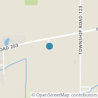 Map location of 3317 County Road 203, Mc Comb OH 45858