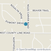 Map location of 1800 Dumont Dr, Mineral Ridge OH 44440
