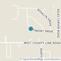 Map location of 1762 Dumont Dr, Mineral Ridge OH 44440