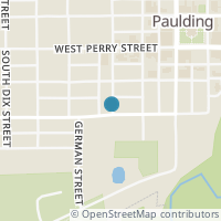 Map location of 302 W Wayne St, Paulding OH 45879