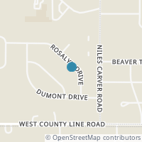Map location of 1750 Rosalyn Dr, Mineral Ridge OH 44440