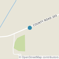 Map location of 5258 County Road 203, Mc Comb OH 45858