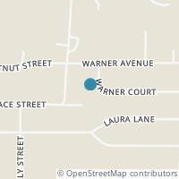 Map location of 1646 Warner Ct, Mineral Ridge OH 44440