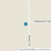 Map location of 2540 Road 24, Continental OH 45831