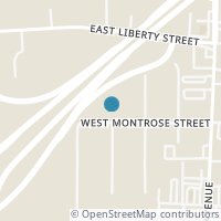 Map location of 1338 W Montrose St, Youngstown OH 44505