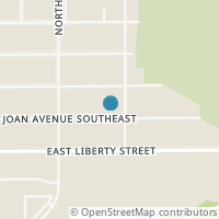 Map location of 550 Joan Ave, Girard OH 44420