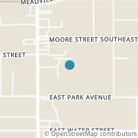 Map location of 45 Mock St, Hubbard OH 44425