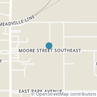 Map location of 138 Moore St, Hubbard OH 44425