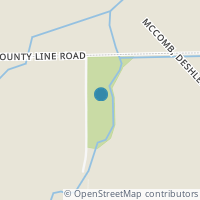 Map location of 547 County Road 5, Deshler OH 43516