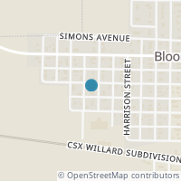 Map location of 107 Lincoln St, Bloomdale OH 44817