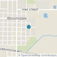 Map location of 112 N Maple St, Bloomdale OH 44817