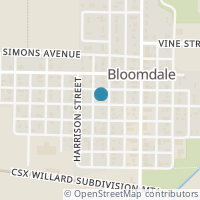 Map location of 201 N Garfield St, Bloomdale OH 44817