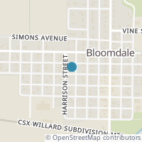 Map location of 212 Cherry St, Bloomdale OH 44817