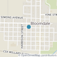 Map location of 205 N Garfield St, Bloomdale OH 44817
