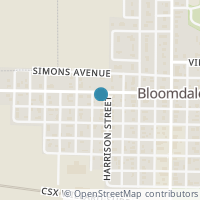 Map location of 209 N Harrison St, Bloomdale OH 44817