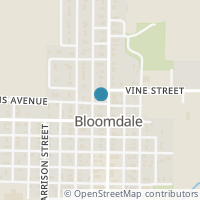 Map location of 401 N Main St, Bloomdale OH 44817