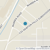 Map location of 349 Garfield St, Newton Falls OH 44444
