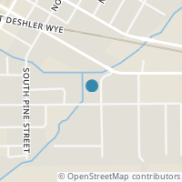 Map location of 328 S Sycamore St, Deshler OH 43516
