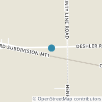Map location of 1075 State Route 18, Deshler OH 43516