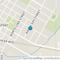 Map location of 402 Elm St & Ash St, Deshler OH 43516