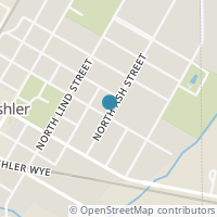 Map location of 315 N Ash St, Deshler OH 43516