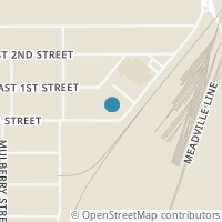 Map location of 1308 Standard Ave, Masury OH 44438