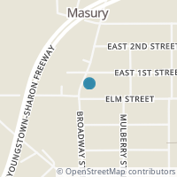 Map location of 1279 Broadway St, Masury OH 44438