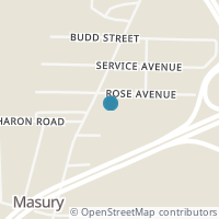 Map location of 1093 Broadway St, Masury OH 44438