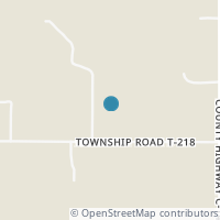 Map location of 17791 Road 218, Cecil OH 45821