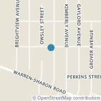Map location of 717 Boyd St NE, Masury OH 44438