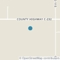 Map location of 13784 Road 232, Cecil OH 45821