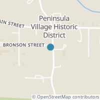 Map location of 6116 Riverview Rd, Peninsula OH 44264