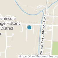 Map location of 5995 Center St, Peninsula OH 44264